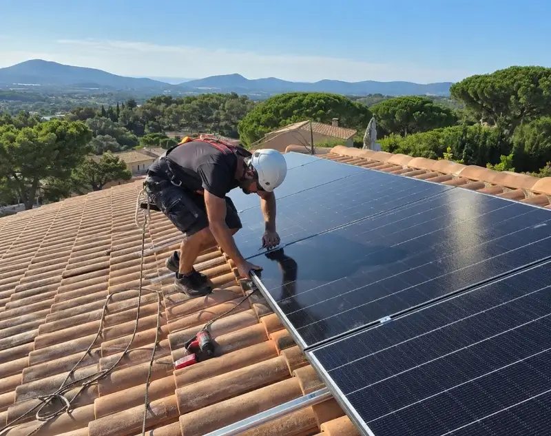 Installateur panneaux solaires Calmont — pose photovoltaïque sur toiture