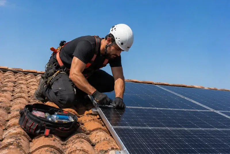 Maintenance et monitoring de panneaux solaires à Calmont